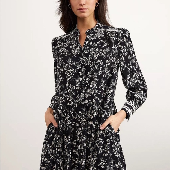 Hobbs London Limited Edition Victoria Printed Dress SZ 4 US 10 UK - Picture 6 of 9